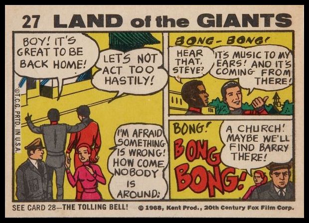 1968 Topps Land of the Giants